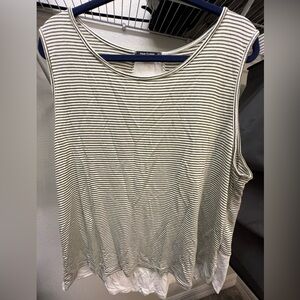 Striped sleeveless top